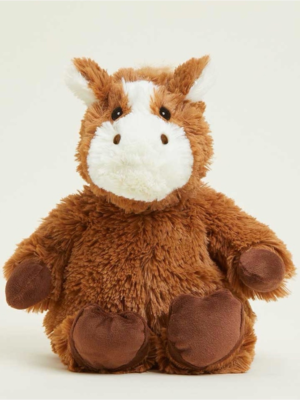 Warmies Plush Horse Stuffed Animal Brown White Lavender Scented MicrowaveableToy